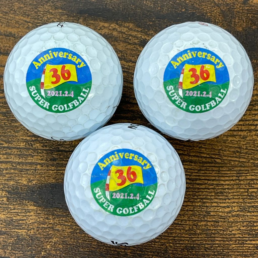 ゴルフボール印刷強度テスト結果１2021/7/18