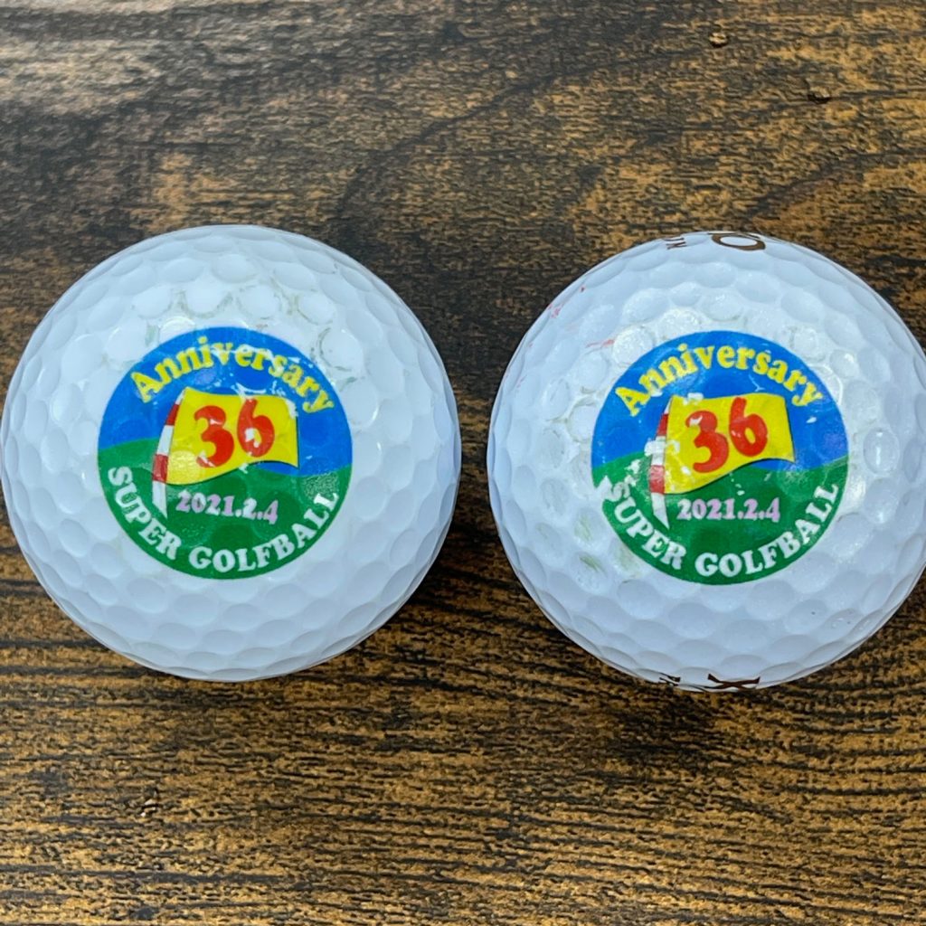 ゴルフボール印刷強度テスト結果２2021/7/18