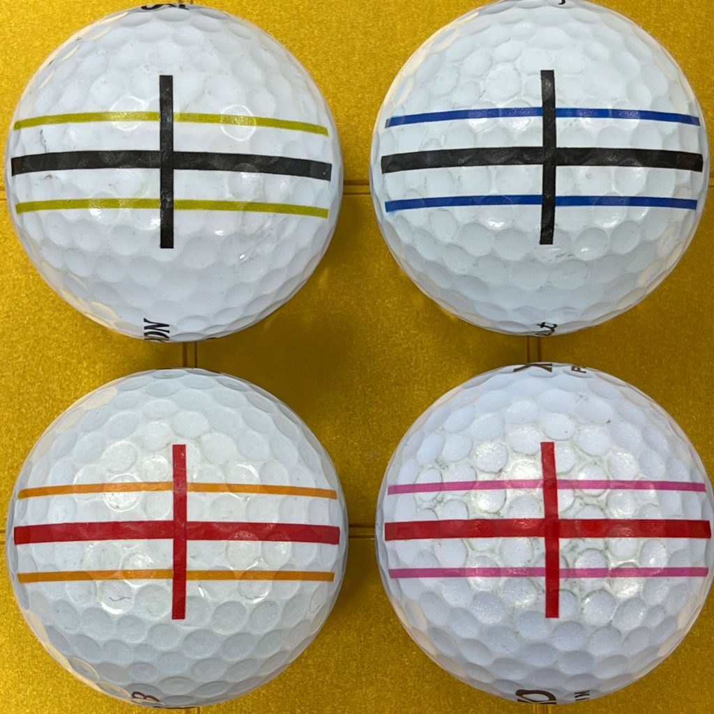 ゴルフボール印刷強度テスト2回目