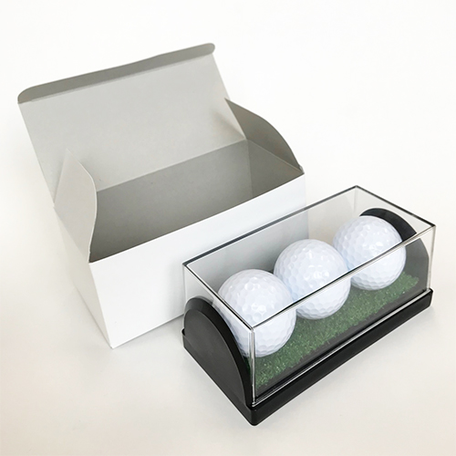 名入れゴルフボール専用３個入りディスプレイケース画像
